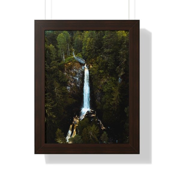 Plodda Falls, Scotland Waterfall Wall Art Design Poster Print Decor for Home - Picture 7 of 9